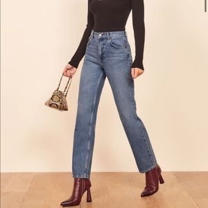 Reformation vintage high straight jeans